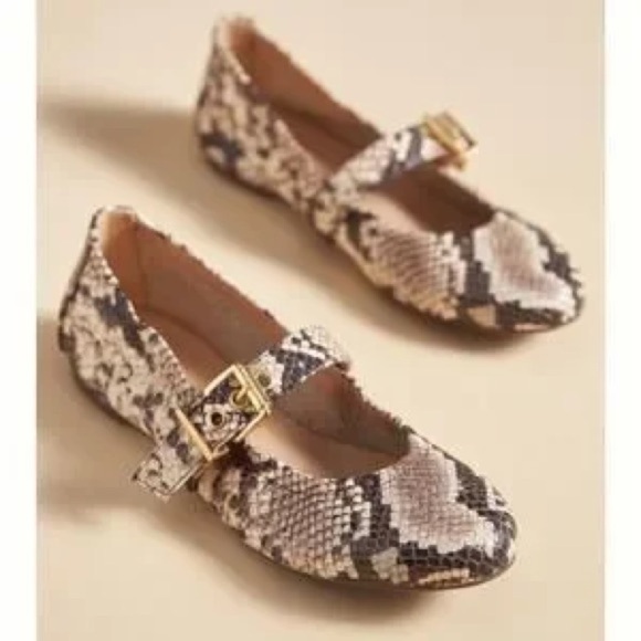 SCHUTZ Mary Jane style size 8.5 snake embossed - Picture 1 of 10